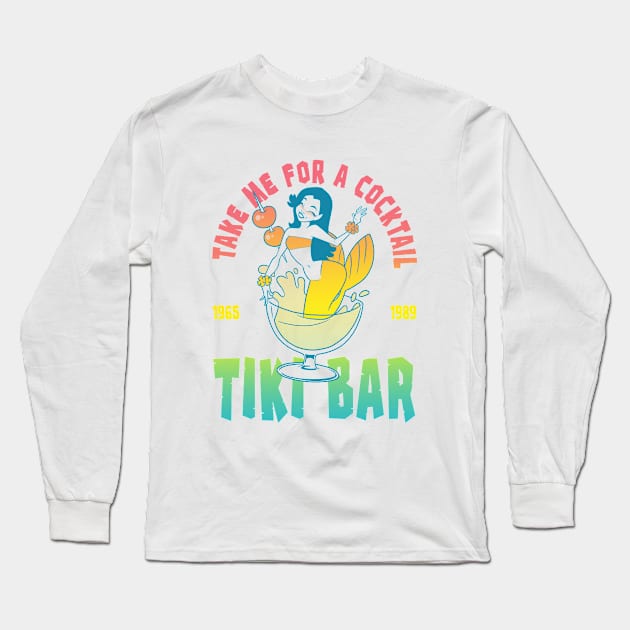 tiki bar Long Sleeve T-Shirt by melivillosa